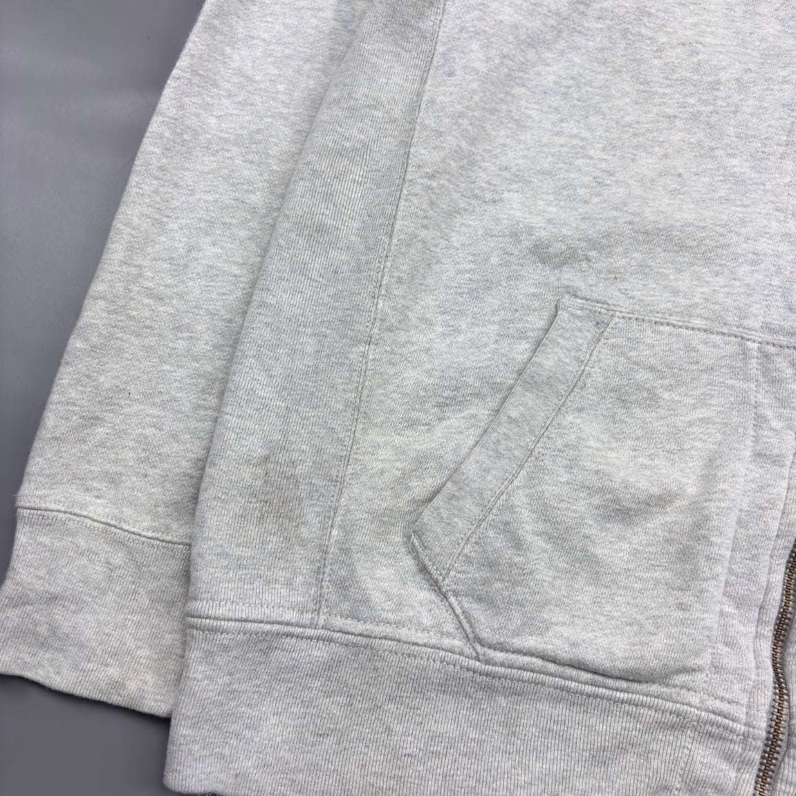 Grey Ralph Lauren Zip Vest - Men L - Very Good - Revaleur