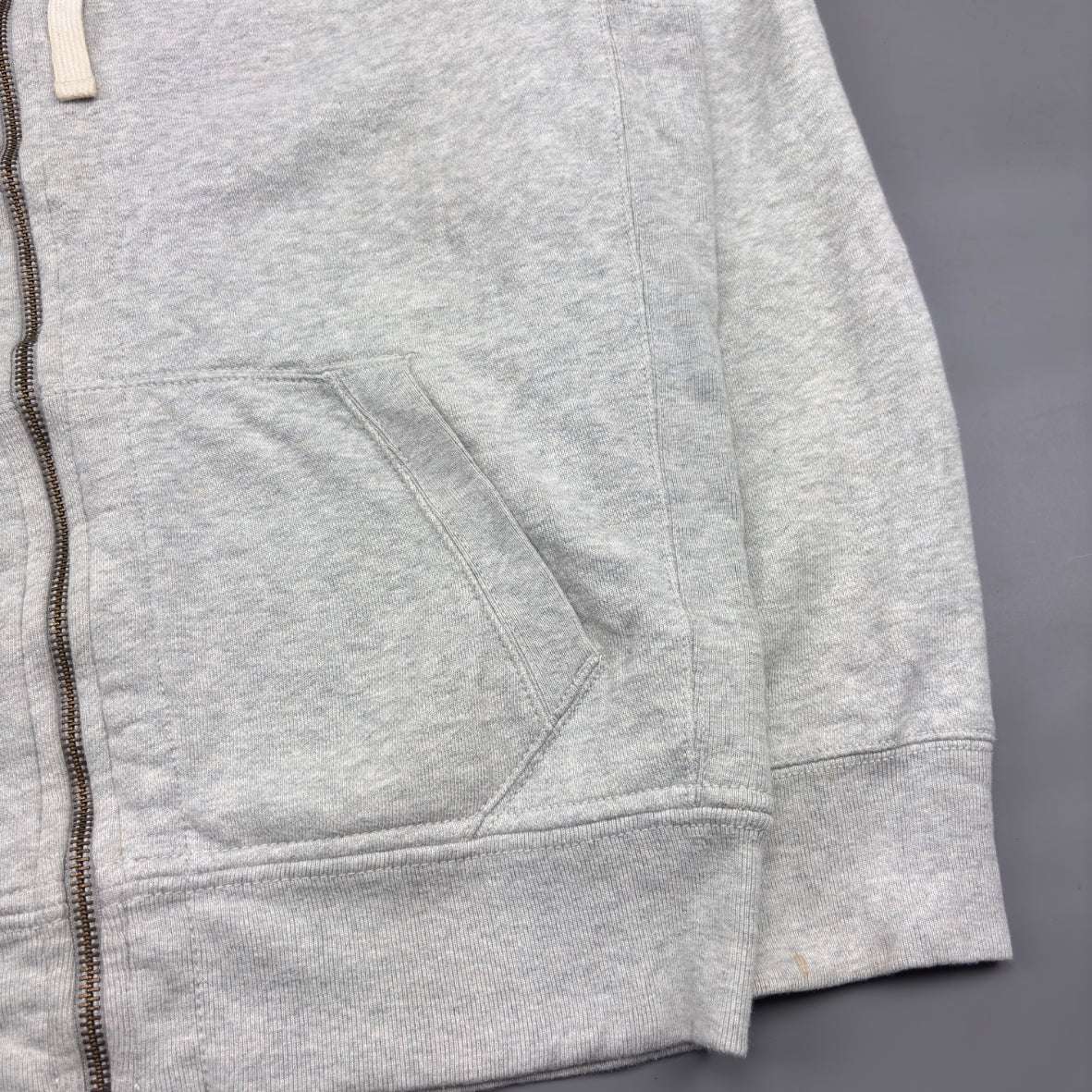 Grey Ralph Lauren Zip Vest - Men L - Very Good - Revaleur