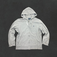 Grey Ralph Lauren Zip Vest - Men M - Very Good - Revaleur