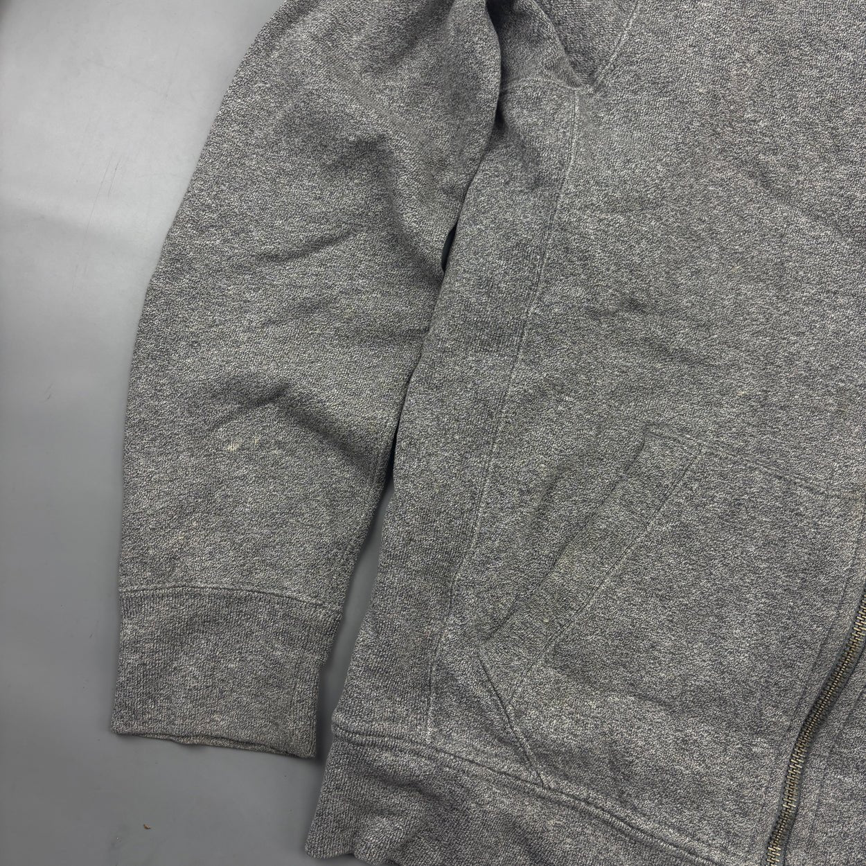 Grey Ralph Lauren Zip Vest - Men M - Very Good - Revaleur