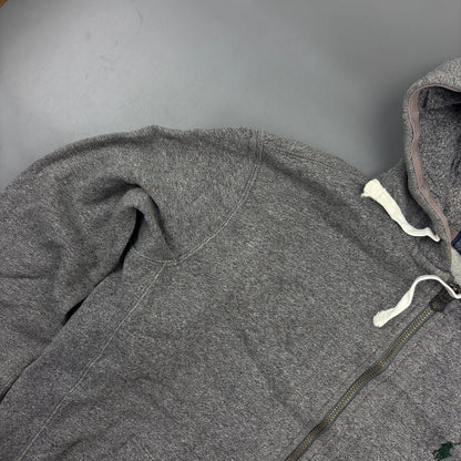 Grey Ralph Lauren Zip Vest - Men M - Very Good - Revaleur