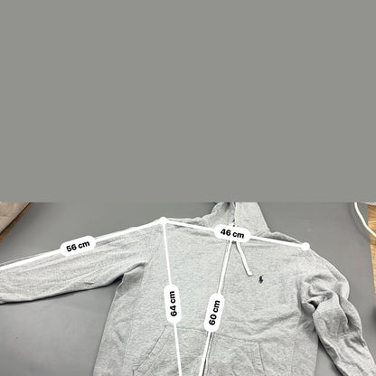 Grey Ralph Lauren Zip Vest - Men M - Very Good - Revaleur