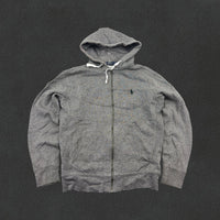 Grey Ralph Lauren Zip Vest - Men M - Very Good - Revaleur