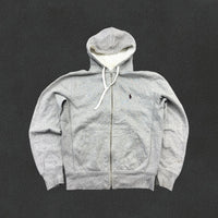 Grey Ralph Lauren Zip Vest - Men S - Very Good - Revaleur