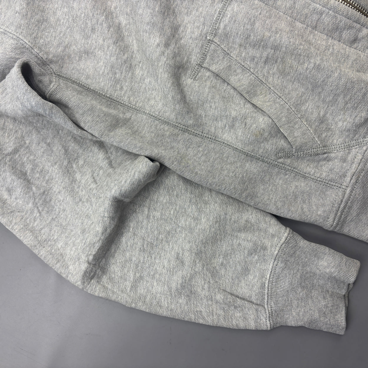 Grey Ralph Lauren Zip Vest - Men S - Very Good - Revaleur
