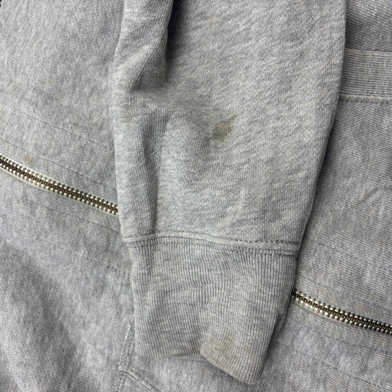 Grey Ralph Lauren Zip Vest - Men S - Very Good - Revaleur