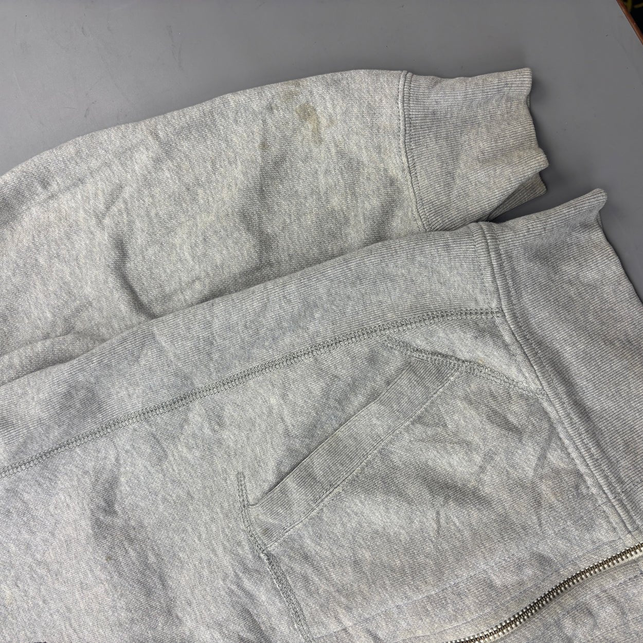 Grey Ralph Lauren Zip Vest - Men S - Very Good - Revaleur