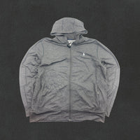 Grey Ralph Lauren Zip Vest - Men XL - Very Good - Revaleur