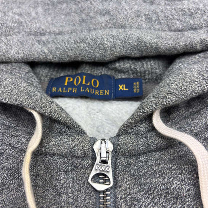 Grey Ralph Lauren Zip Vest - Men XL - Very Good - Revaleur