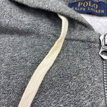 Grey Ralph Lauren Zip Vest - Men XL - Very Good - Revaleur