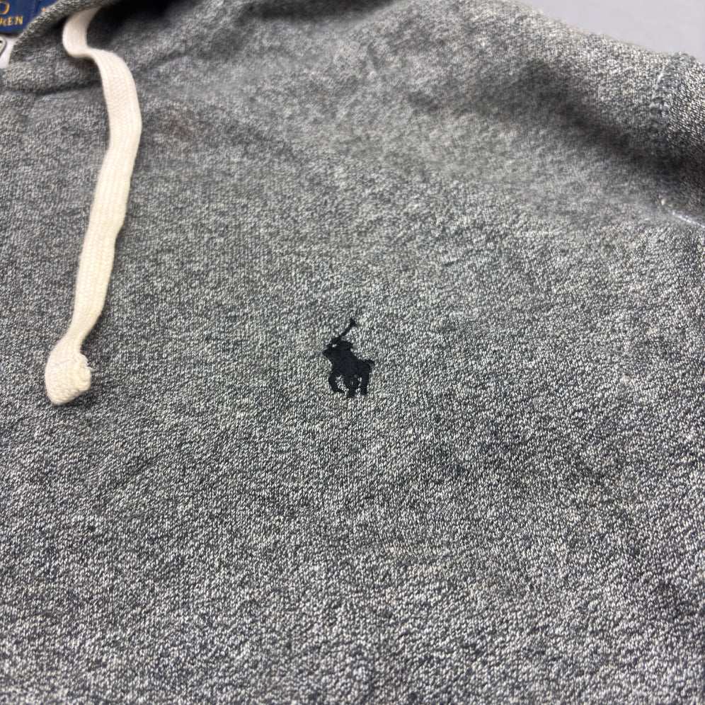 Grey Ralph Lauren Zip Vest - Men XL - Very Good - Revaleur