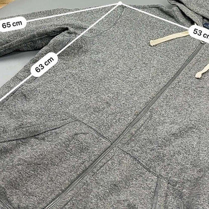 Grey Ralph Lauren Zip Vest - Men XL - Very Good - Revaleur