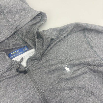 Grey Ralph Lauren Zip Vest - Men XL - Very Good - Revaleur