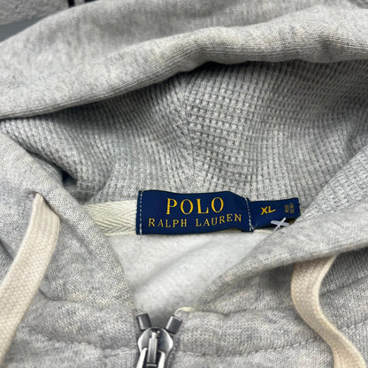 Grey Ralph Lauren Zip Vest - Men XL - Very Good - Revaleur