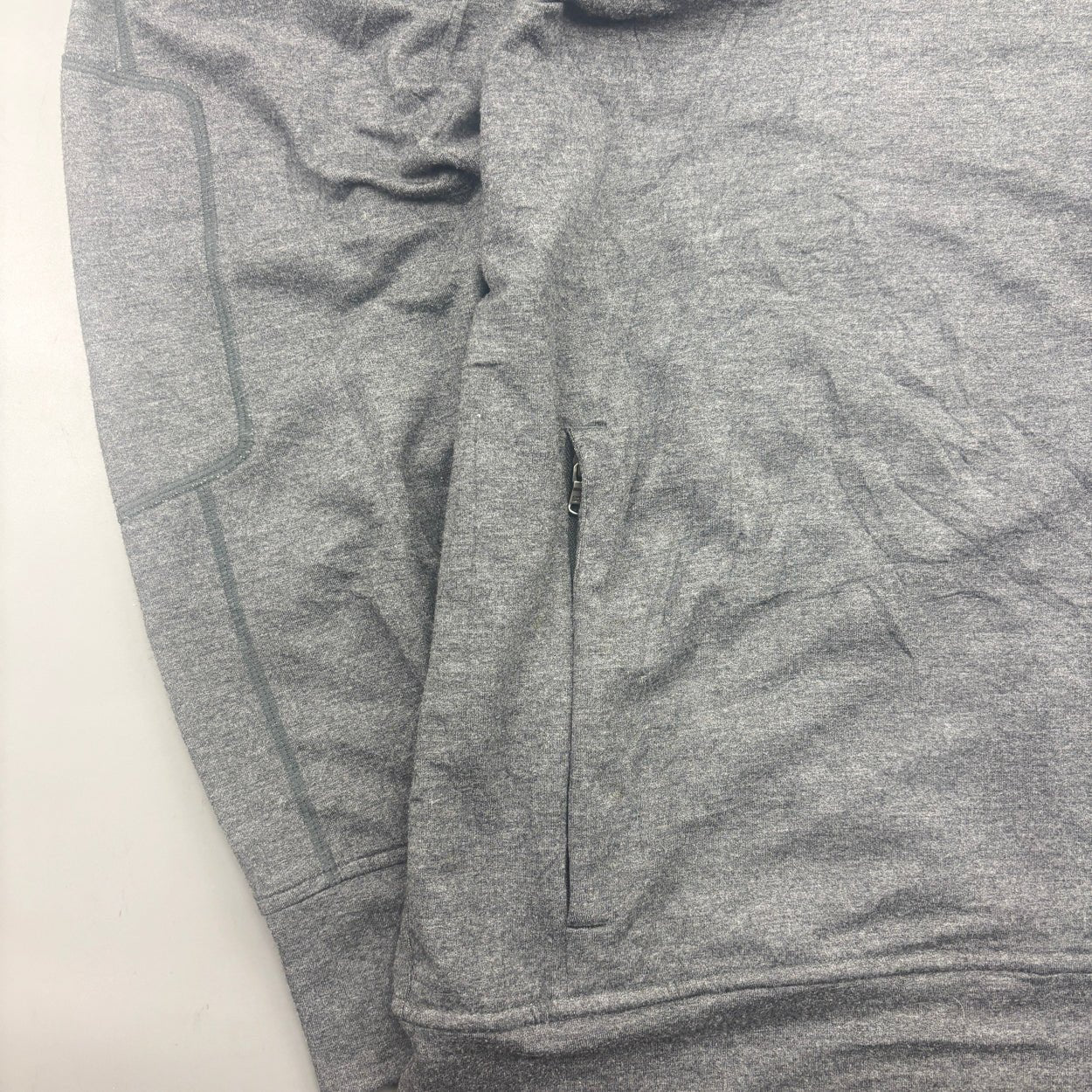 Grey Ralph Lauren Zip Vest - Men XL - Very Good - Revaleur