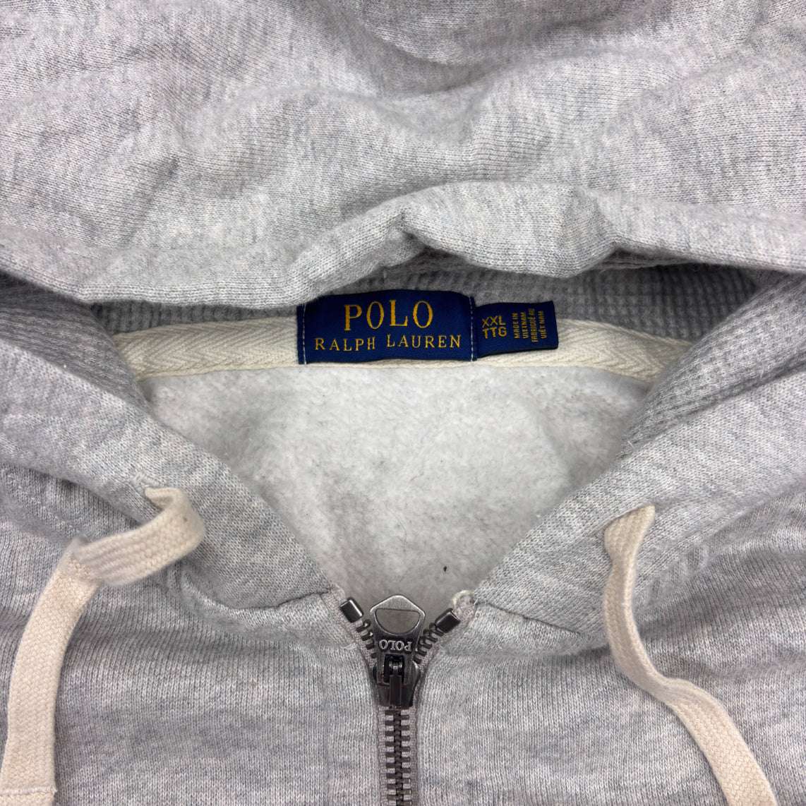 Grey Ralph Lauren Zip Vest - Men XXL - Very Good - Revaleur