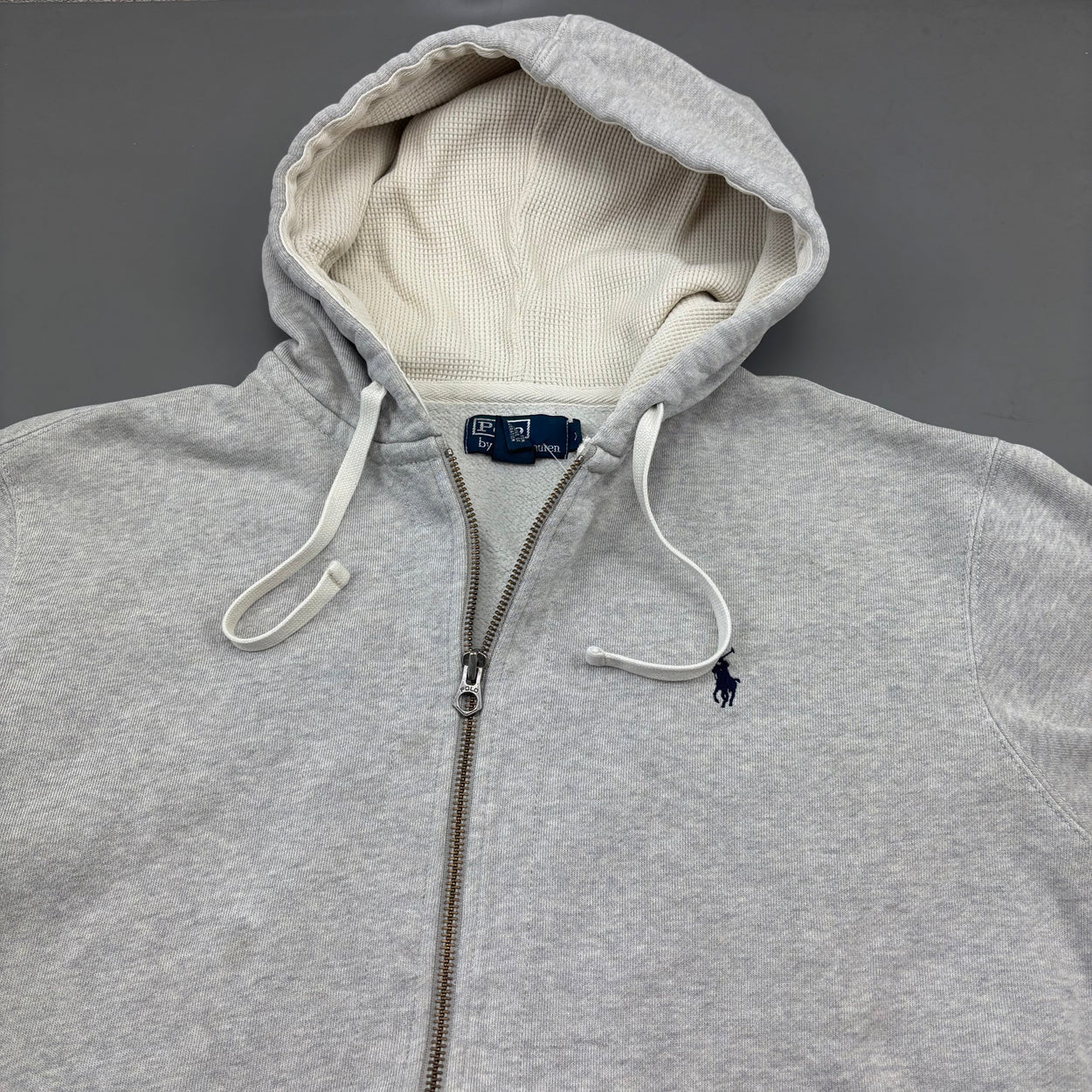 Grey Ralph Lauren Zip Vest - Men XXL - Very Good - Revaleur