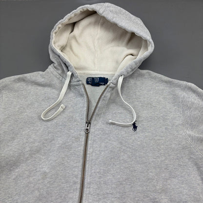 Grey Ralph Lauren Zip Vest - Men XXL - Very Good - Revaleur