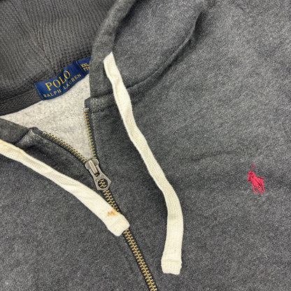 Grey Ralph Lauren Zip Vest - Men XXL - Very Good - Revaleur