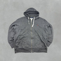 Grey Ralph Lauren Zip Vest - Men XXL - Very Good - Revaleur
