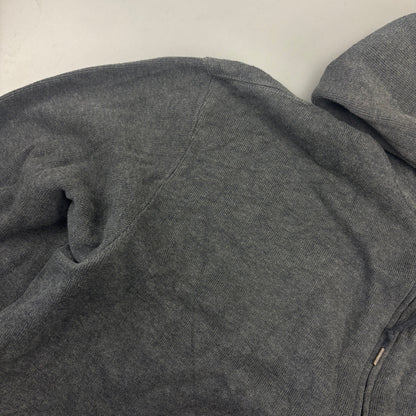 Grey Ralph Lauren Zip Vest - Men XXL - Very Good - Revaleur