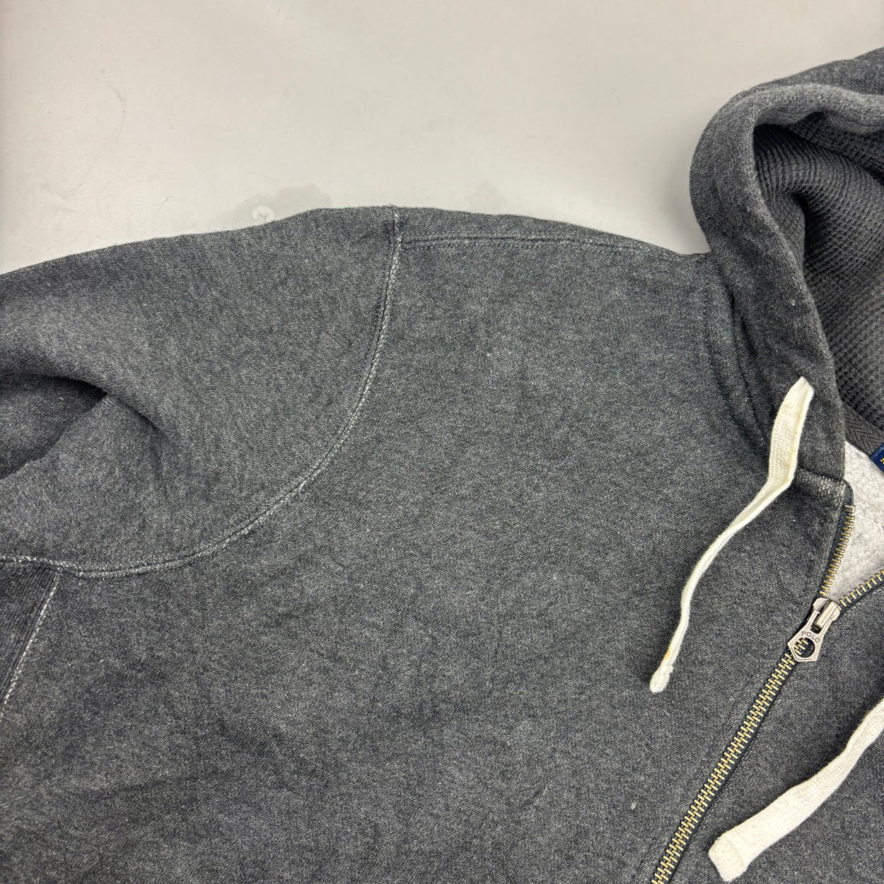 Grey Ralph Lauren Zip Vest - Men XXL - Very Good - Revaleur