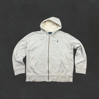 Grey Ralph Lauren Zip Vest - Men XXL - Very Good - Revaleur
