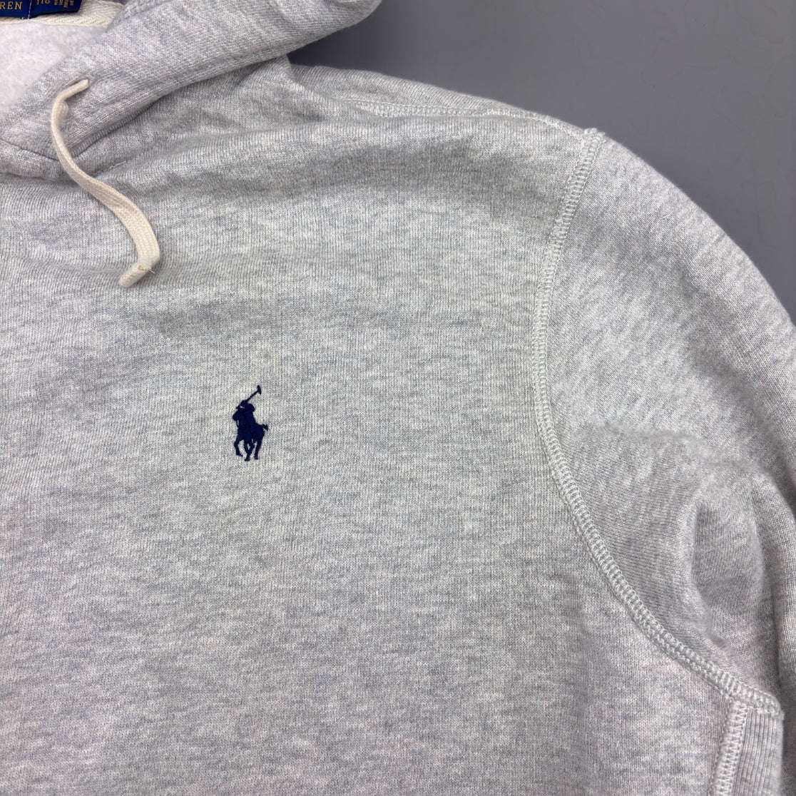 Grey Ralph Lauren Zip Vest - Men XXL - Very Good - Revaleur