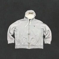 Grey Ralph Lauren Zip Vest - Men XXL - Very Good - Revaleur