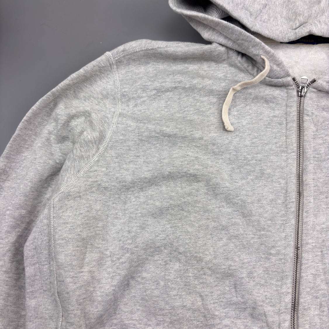 Grey Ralph Lauren Zip Vest - Men XXL - Very Good - Revaleur