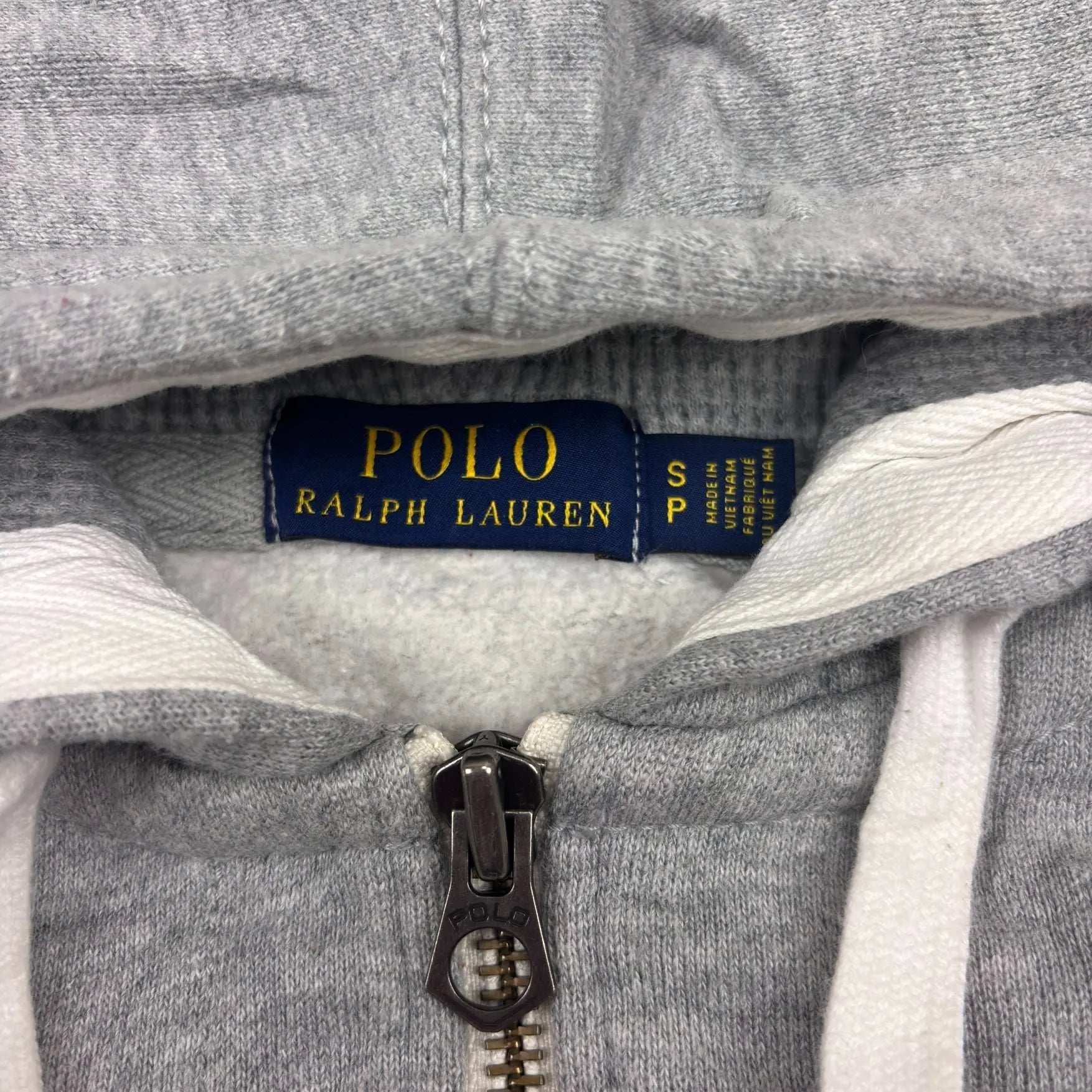 Grey Ralph Lauren Zip Vest - S - Very Good - Revaleur