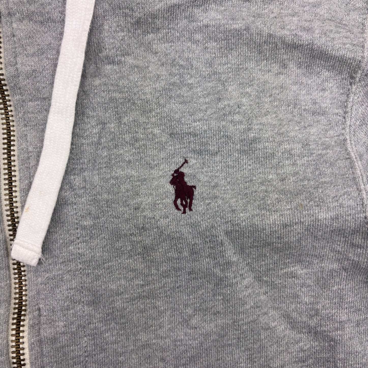 Grey Ralph Lauren Zip Vest - S - Very Good - Revaleur