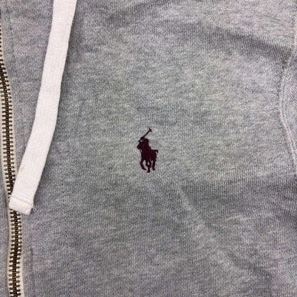 Grey Ralph Lauren Zip Vest - S - Very Good - Revaleur