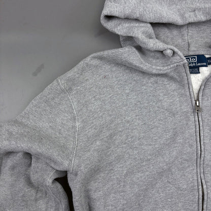 Grey Ralph Lauren Zip Vest - Women XL - Very Good - Revaleur