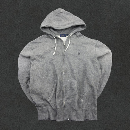 Grey Ralph Lauren Zip Vest - XL - Very Good - Revaleur