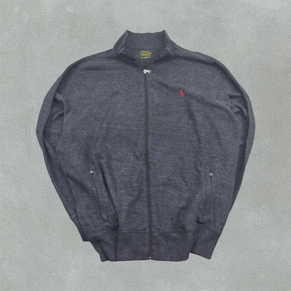 Grey Ralph Lauren Zip Vest - XL - Very Good - Revaleur