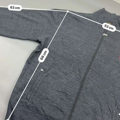 Grey Ralph Lauren Zip Vest - XL - Very Good - Revaleur