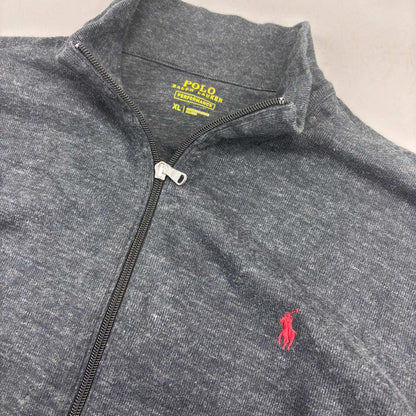 Grey Ralph Lauren Zip Vest - XL - Very Good - Revaleur