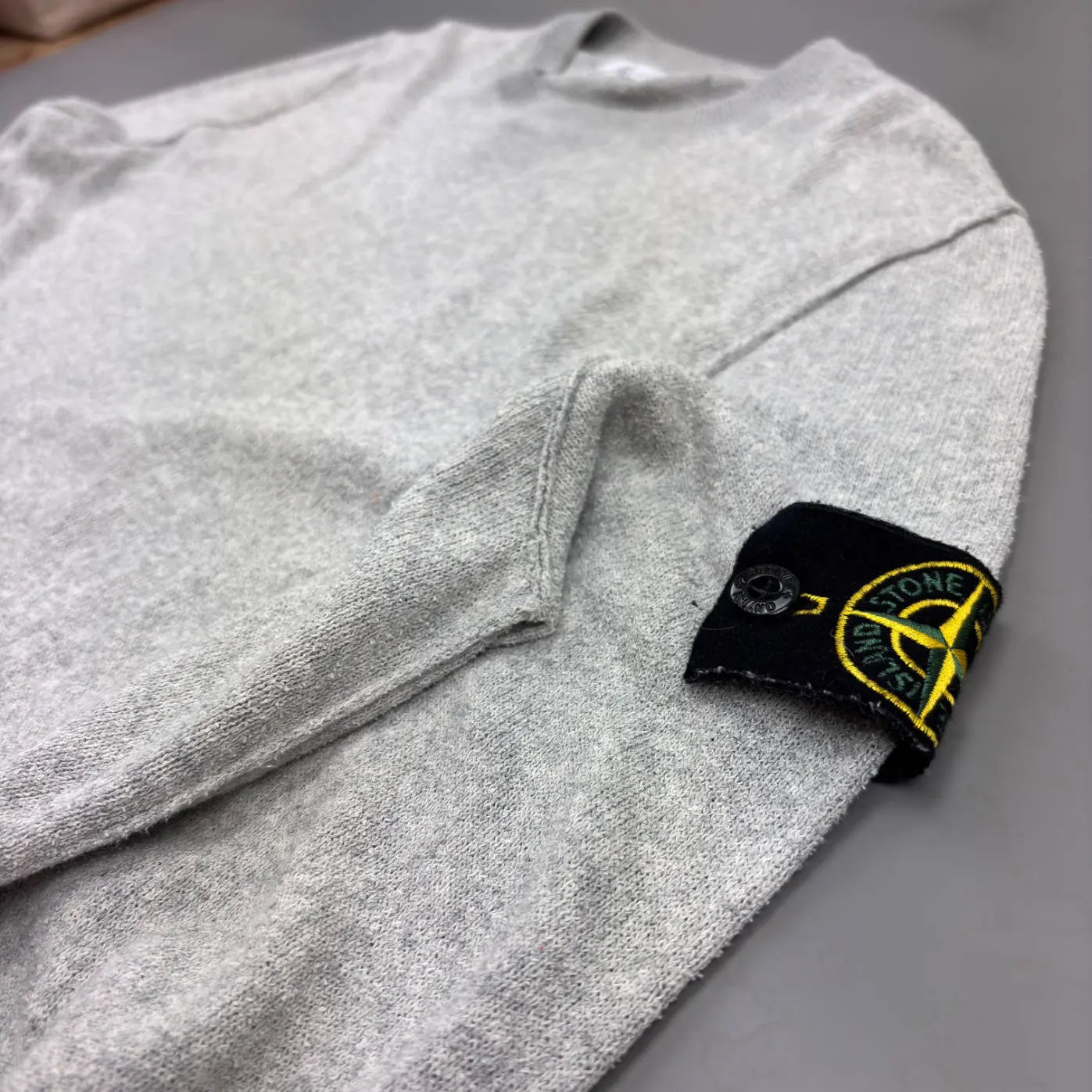 Grey Stone Island Jumper - M - Authentic & Excellent Condition - Revaleur