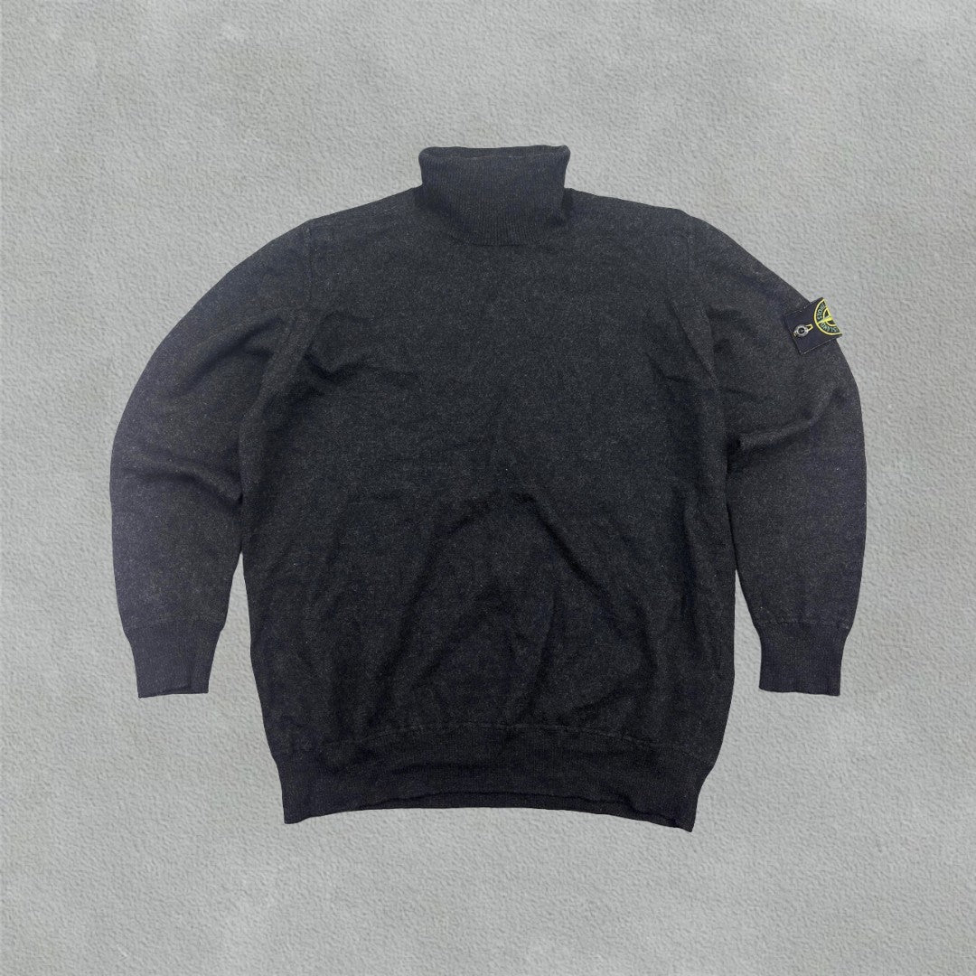 Grey Stone Island Turtleneck - Men XXL - Very Good - Revaleur