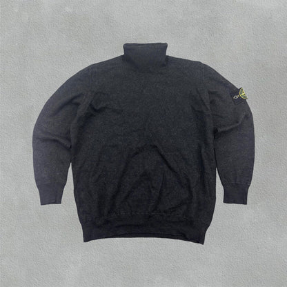 Grey Stone Island Turtleneck - Men XXL - Very Good - Revaleur