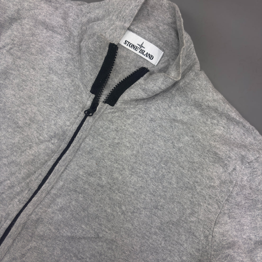 Grey Stone Island Zip Vest - Men XL - Very Good - Revaleur