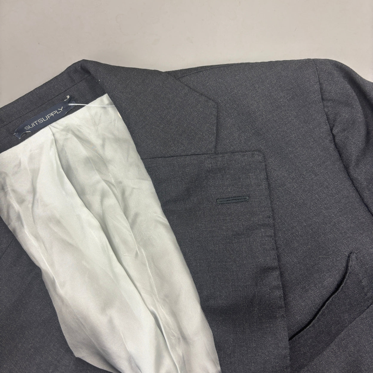 Grey Suitsupply Blazer - Men Blazer 46 - Very Good - Revaleur