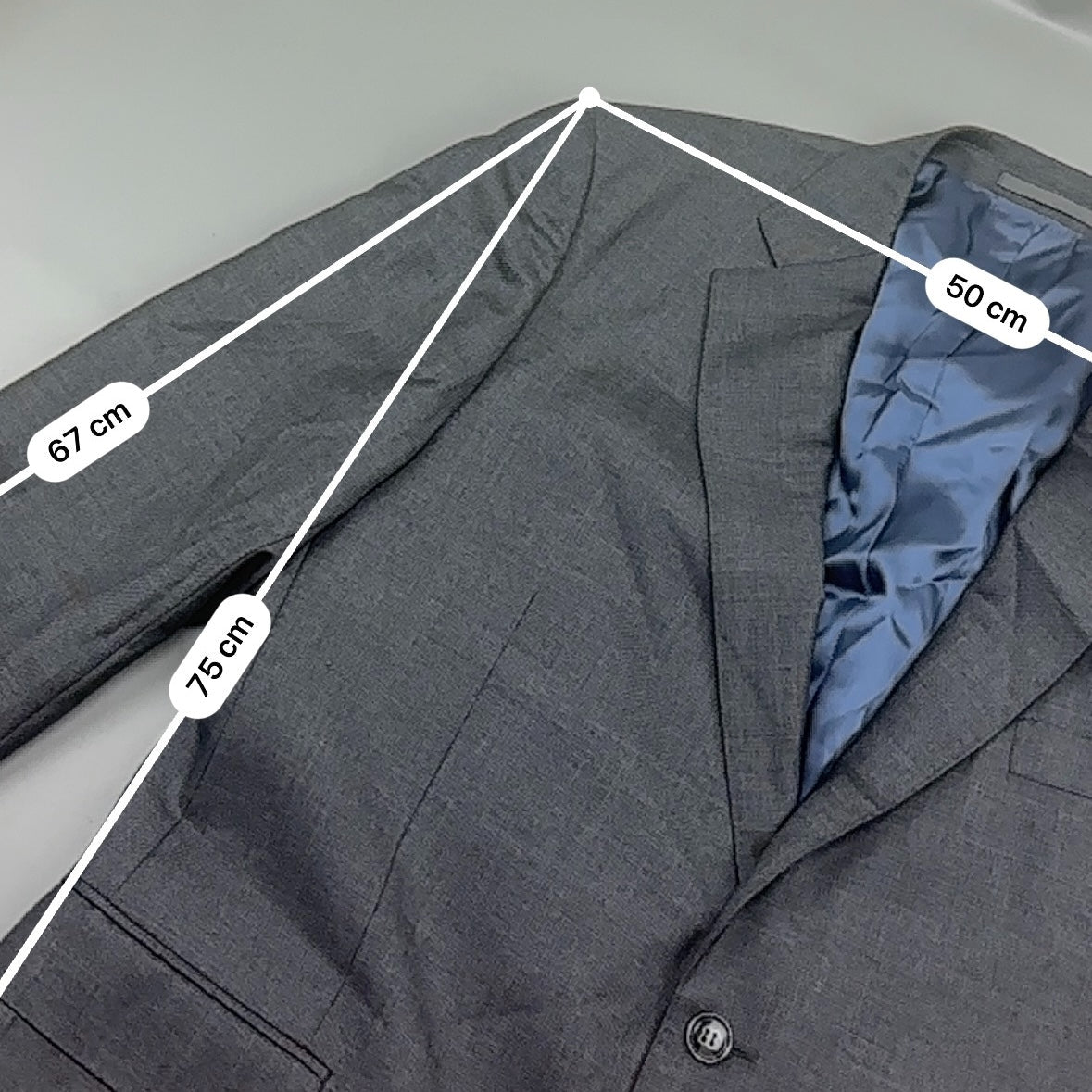 Grey Suitsupply Blazer - Men Blazer 50 - New - Revaleur