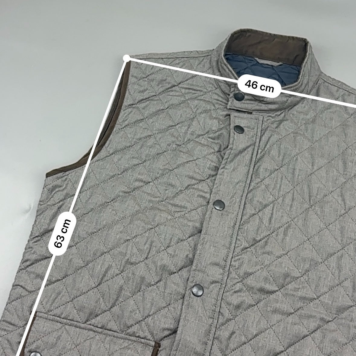 Grey Suitsupply Bodywarmer - Men XL - New - Revaleur