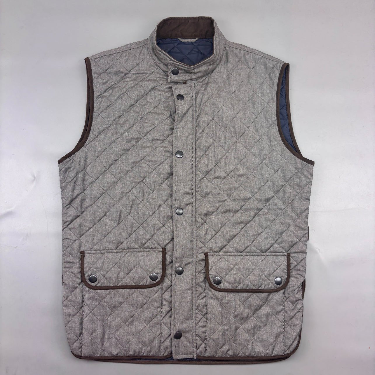 Grey Suitsupply Bodywarmer - Men XL - New - Revaleur