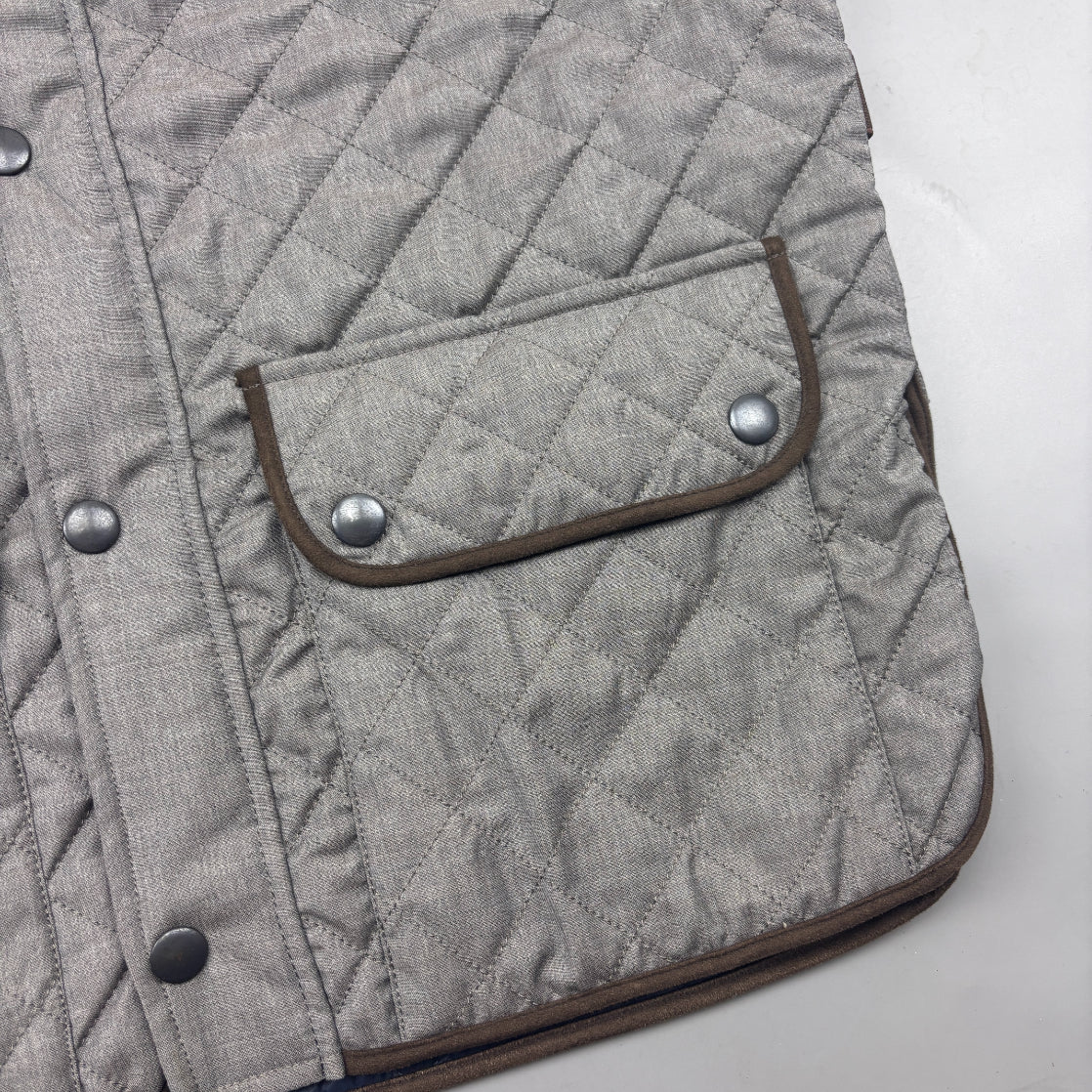 Grey Suitsupply Bodywarmer - Men XL - New - Revaleur