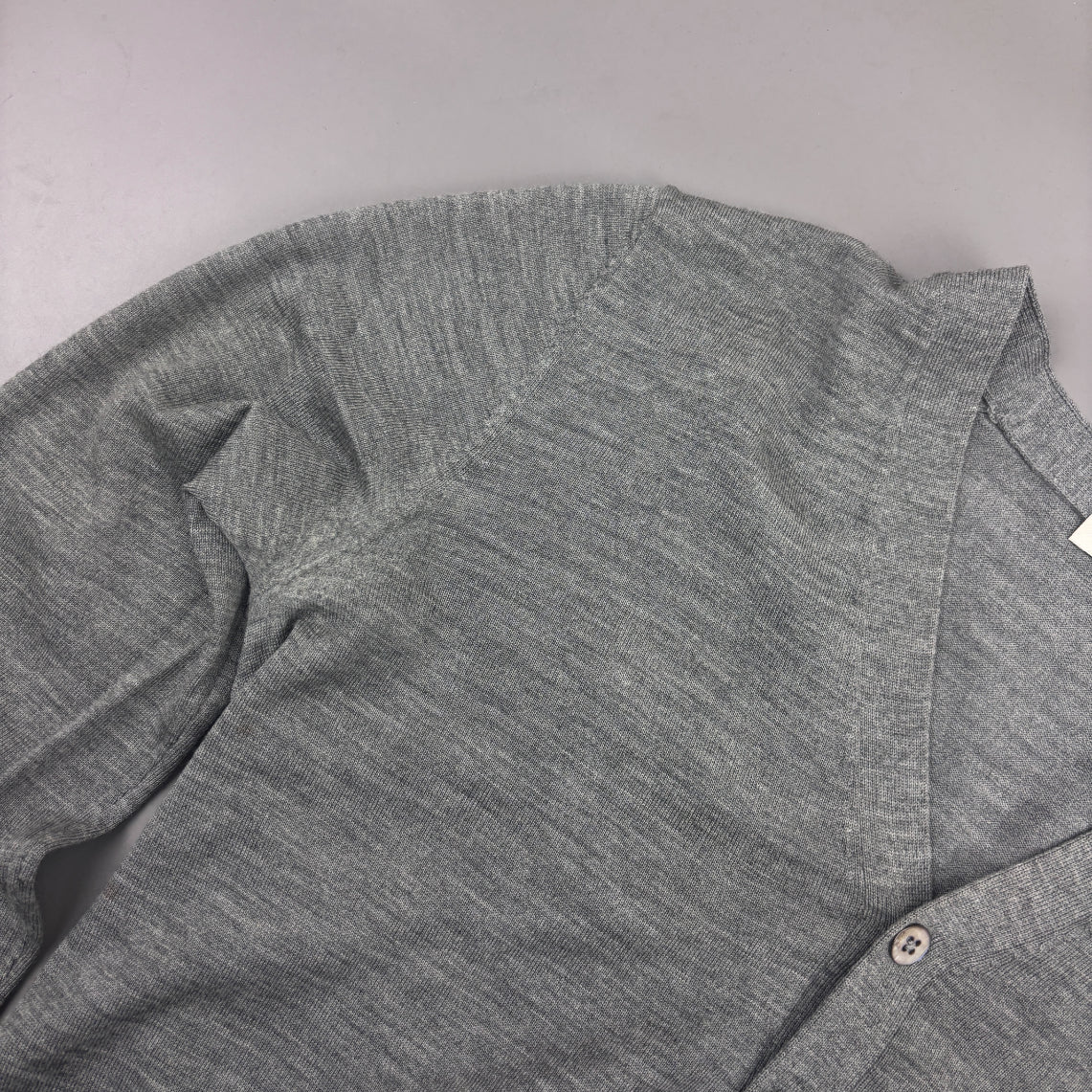 Grey Suitsupply Cardigan - Men M - New - Revaleur