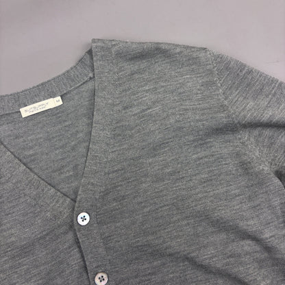 Grey Suitsupply Cardigan - Men M - New - Revaleur