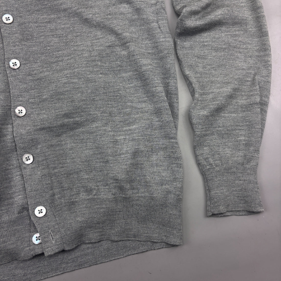 Grey Suitsupply Cardigan - Men M - New - Revaleur